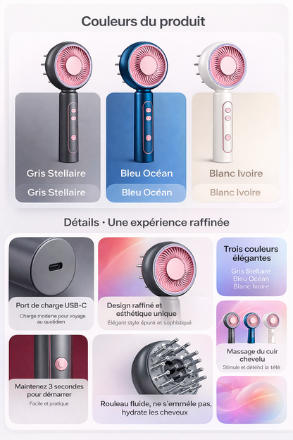 Masseur Luminothérapie avec Applicateur d'huile